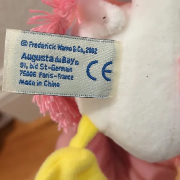 ✅NWT Mother Goose Nursery plush rainbow designs Peter rabbit vintage plush Duck - Picture 6 of 10